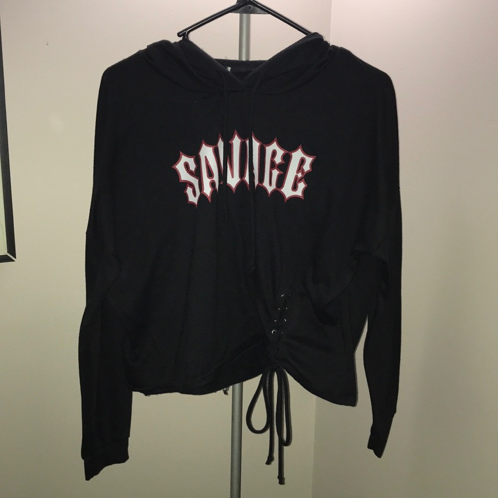 Charlotte Russe “Savage” Hoodie
